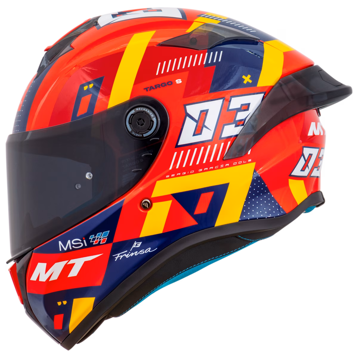 CAPACETE MT TARGO S RP SERGIO GARCIA 24 E5 - Imagem 2