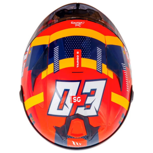 CAPACETE MT TARGO S RP SERGIO GARCIA 24 E5 - Imagem 5